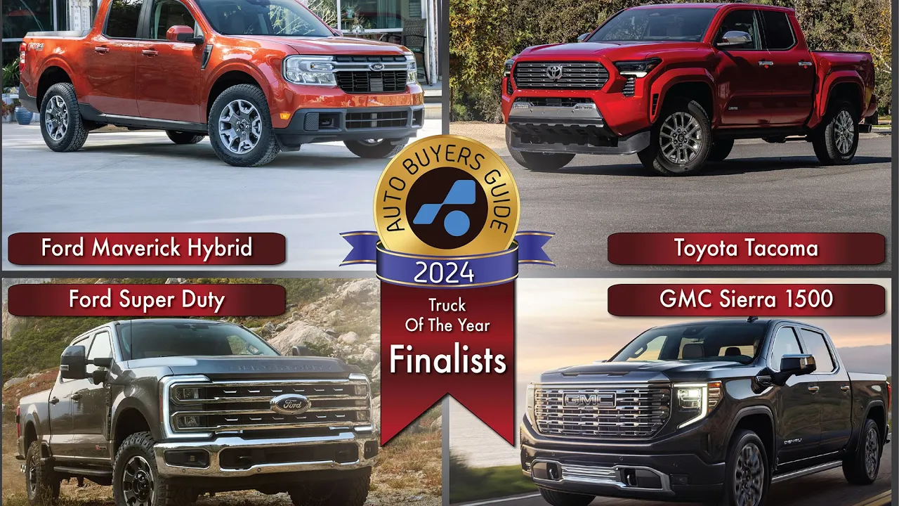 Auto Buyers Guide's 2024 Truck of the Year Finalists