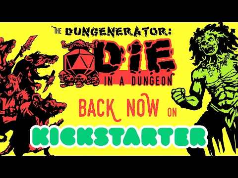 DIE in a Dungeon original Kickstarter campaign video