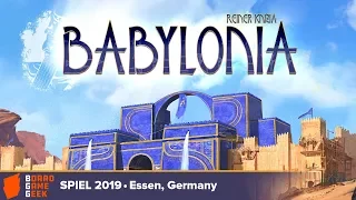 Babylonia - game overview at SPIEL 2019