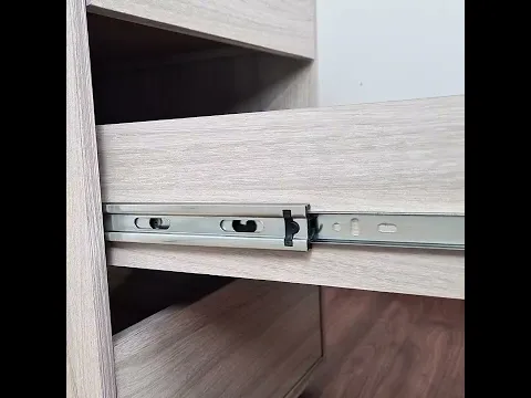 Corrediça Mini Telescópica para Gaveta Aço 45cm até 30kg 1 par