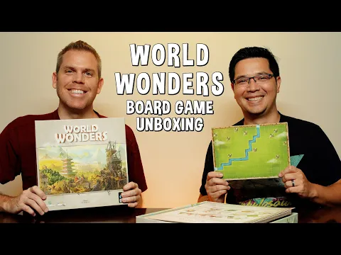 Unboxing World Wonders - Ancient City Building Board Game
