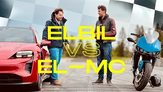 Porsche Taycan GTS vs. spinnvill elsykkel (Zero SR/S)