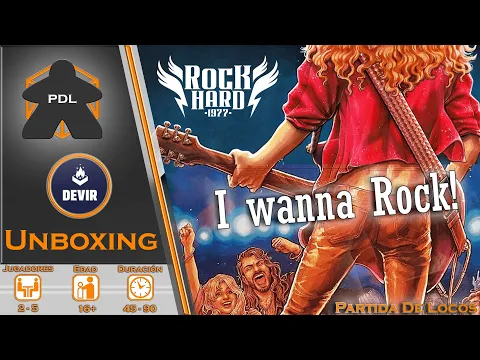Rock Hard: 1977 | Unboxing en Castellano | Devir | Jackie Fox | Jennifer Giner López |
