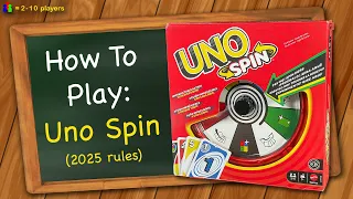 How to play Uno Spin (2025 rules)