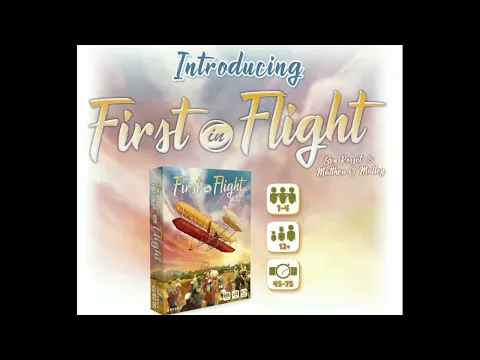 First in Flight is a light to medium weight historical board game about mans early flight.