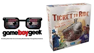 Ticket to Ride 15th Anniversary Edition Review with the Game Boy Geek