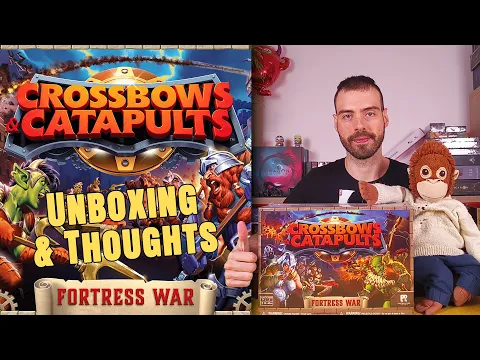 Crossbows & Catapults: Fortress War | Unboxing & Thoughts | Dexterity War Board Game