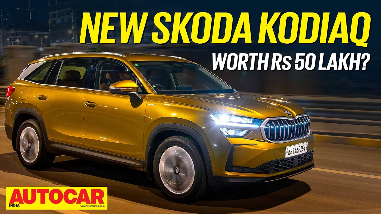 2025 Skoda Kodiaq review - Big Skoda SUV for big money | First Drive | Autocar India