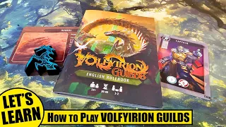 Let's Learn How to Play VOLFYIRION GUILDS Deck Building Game