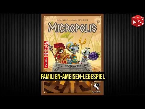 Micropolis (Bruno Cathala, Charles Chevallier, Pegasus 2018) - Familien-Ameisen-Legespiel