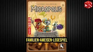 Micropolis (Bruno Cathala, Charles Chevallier, Pegasus 2018) - Familien-Ameisen-Legespiel