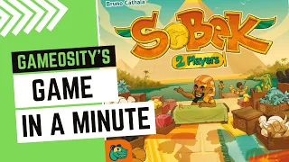 Game in a Minute: Sobek: 2 Players