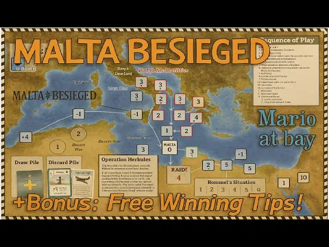 Malta Besieged 1940-1942 Comprehensive Playthrough + Tobruk, Operation Herkules and tips.