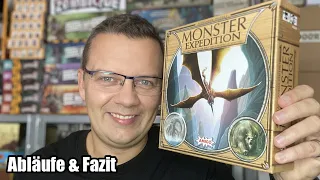 Monster Expedition (Amigo) - ab 12 Jahre aber auch für Jüngere! - Abläufe und Fazit