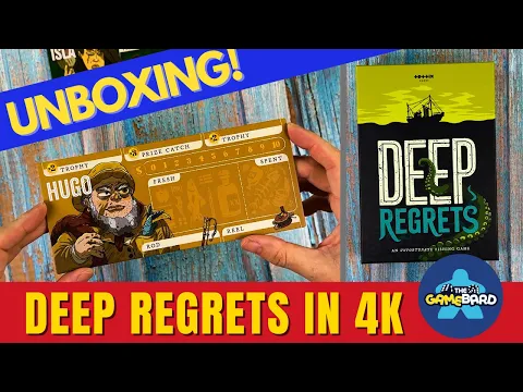 This Board Game's Production Will BLOW YOUR MIND | Deep Regrets UNBOXING - EVERY CARD! In 4k UHD