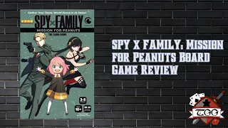 SPY x FAMILY: Mission for Peanuts Board Game Review | Fast, Fun, and Family-Friendly Spy Action