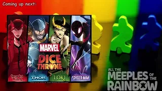 All the Games with Steph: Marvel: Dice Throne Spider-man vs Loki