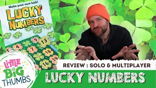 Lucky Numbers - Solo & Multiplayer Board Game Review