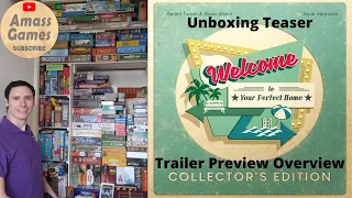 Welcome to... Collector's Edition unboxing teaser trailer preview overview AmassGames flip write art