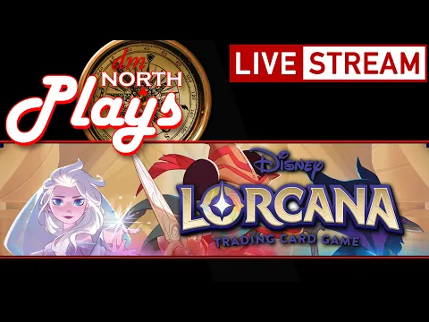 Disney Lorcana Trading Card Board Game Gameplay | (Live Stream Replay)