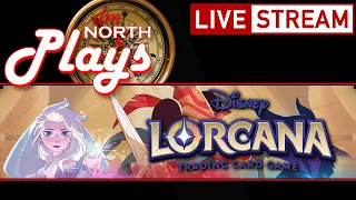 Disney Lorcana Trading Card Board Game Gameplay | (Live Stream Replay)