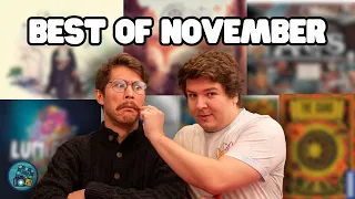 Top 5 Board Games We Played In November! | 45 Plays of 22 Games! | Getting Ready For Year End!