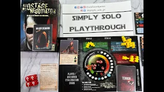 Hostage Negotiator Circle of Automa Abductor Pack 5 Solo BoardGame Playthrough