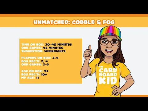 The Cardboard Kid - 288: Unmatched: Cobble & Fog