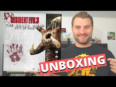 Resident Evil 3 The Board Game City of Ruin Expansion Unboxing