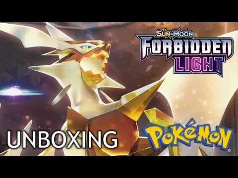 Pokemon Sun & Moon Forbidden Light Booster Unboxing