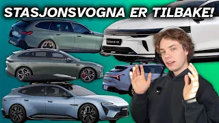 Her er ALLE de elektriske stasjonsvognene