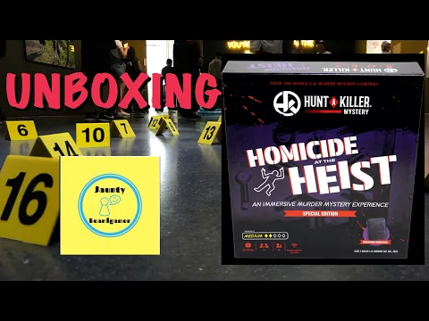 Hunt A Killer: Homicide At The Heist - UNBOXING