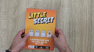 Little Secret #boardgameunboxing #littlesecret #boardgamenight