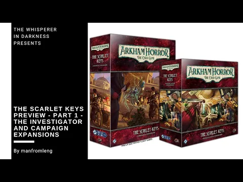 The Whisperer in Darkness - The Scarlet Keys Investigator and Campaign Expansion Preview