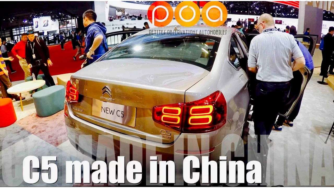 Nouvelle Citroën C5 made in China & Citroën C3 XR - Salon de Shanghai 2017 2/4