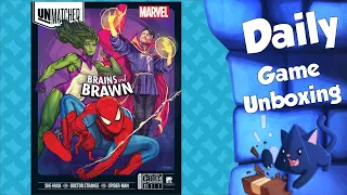 Unmatched - Brains and Brawn Daily Game Unboxing