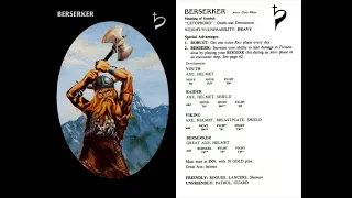 Magic Realm Berserker Play 1 Week 1