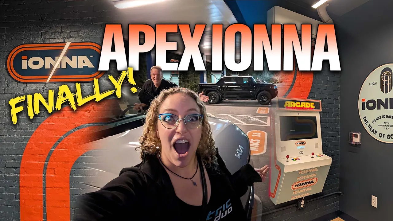 We FINALLY check out the Apex IONNA EV charging station | It's such a vibe!