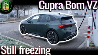 Cupra Born VZ (79kWh) - 110 km/h (68mph) range test in the winter