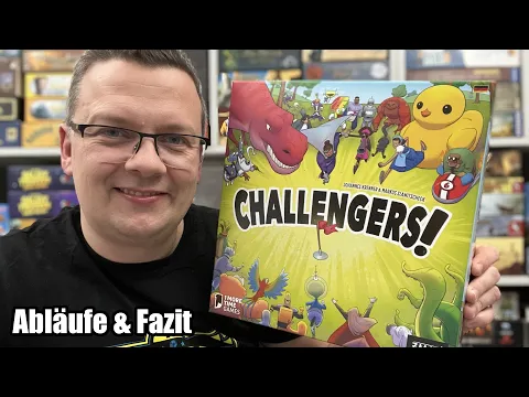 Challengers (1 More Time / Z-Man / asmodee) - Deckbauspiel für 1 bis 8 Personen ab 8 Jahren