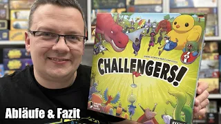 Challengers (1 More Time / Z-Man / asmodee) - Deckbauspiel für 1 bis 8 Personen ab 8 Jahren