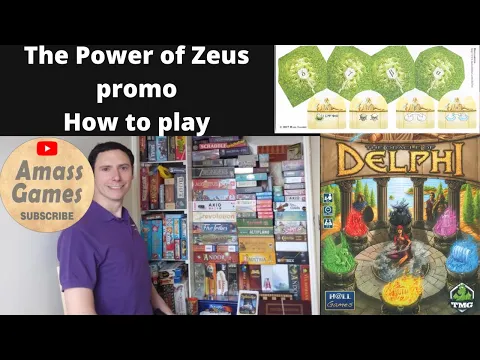 The Oracle of Delphi: The Power of Zeus promo how to play * AmassGames* medium new unpunched sealed