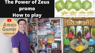 The Oracle of Delphi: The Power of Zeus promo how to play * AmassGames* medium new unpunched sealed