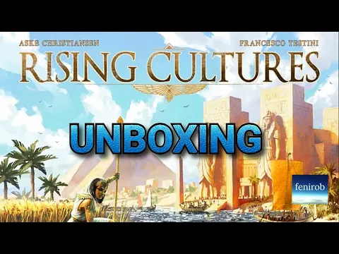 Rising Cultures Board Game | Unboxing (No Talking)