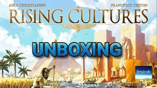 Rising Cultures Board Game | Unboxing (No Talking)
