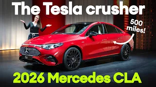 FIRST LOOK: Mercedes CLA - the 500 mile EV is here!