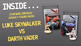 Star Wars Imperial Assault - Luke Skywalker Vs Darth Vader Figure Packs | Inside #666