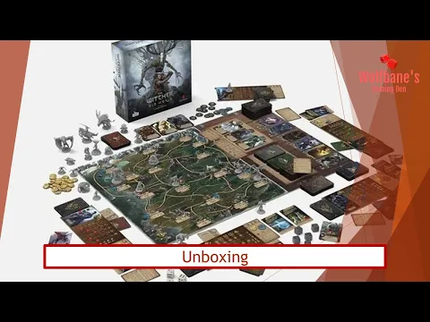 The Witcher: Old World Deluxe Edition [Board Game] - Unboxing