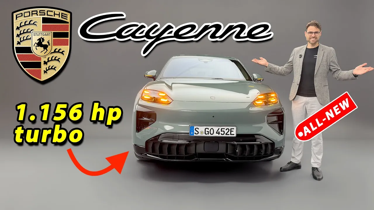 all-new Porsche Cayenne Turbo vs base - the final full REVEAL of the 2026 Cayenne electric!