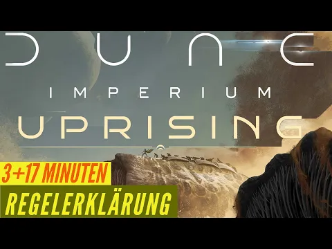 Dune Imperium Uprising Regeln Anleitung Erklärung Brettspiel Kennerspiel